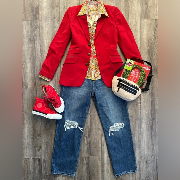 HP🔥🔥🔥🔥 Ralph Lauren red blazer! - Picture 6 of 7